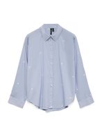 VERO MODA Bluza 'VMOdona'  svijetloplava / bijela