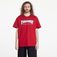 Μπλουζάκι Thrasher Outlined T-Shirt Cardinal XXL