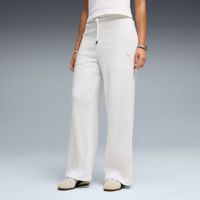 PUMA HER High-Waist Wide Leg Hose Damen, Kleidung, Weiß, XL