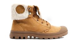 Palladium Baggy Nubuck WL Ženy - Obuv Palladium - Hnědá - 97962-237-M-4 - Size: 4