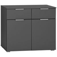 Rauch Möbel KOMODA, sivá, 80/81/42 cm