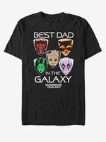 ZOOT.Fan Marvel Best dad in the galaxy Strážci Galaxie Majica crna