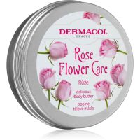 Dermacol Flower Care Rose hranilno maslo za telo z vonjem vrtnic 75 ml