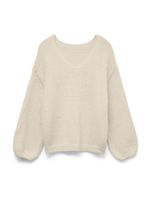 VERO MODA Široki pulover 'VMMaybe'  ecru/prljavo bijela