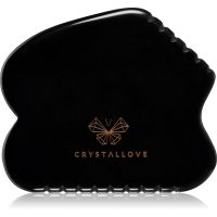 Crystallove Black Obsidian Contour Gua Sha масажний інструмент 1 кс