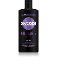 Syoss Full Hair 5 шампоан за тънка коса за обем и жизненост 440 мл.