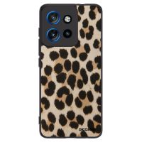 Silikónový čierny obal pre Motorola Edge 50 Neo - Brown Tiger