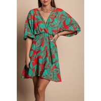 Elegantes Minikleid Mit Print Toretta, Grün