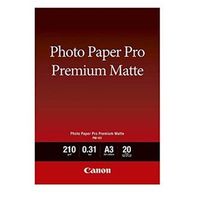 Canon paper premium Matte Photo 8657B006, 210 g/m2, A3, matný, atramentový, biely, foto papier