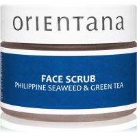 Orientana Philippine Seaweed & Green Tea gladilni piling za obraz za mastno in mešano kožo 50 g