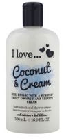 I Love... Cosmetics tuš gel in kopel - Bath & Shower Coconut & Cream 500 ml