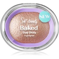 Lovely Baked Stay Shiny Highlighter печен хайлайтър цвят 03 4 гр.