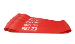 SKLZ Mini Bands - Red, guma treningowa czerwona (średnia), 10 szt.