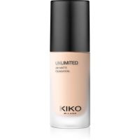 KIKO Milano Unlimited 24H Matte długotrwały podkład matujący z kwasem hialuronowym odcień 1 CR Cool Rose 30 ml