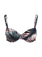 LASCANA Bikini gornji dio  smaragdno zelena / travnato zelena / roza