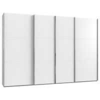 MID.YOU ŠAT. SKRIŇA S POSUV. DVERAMI, biela, 350/216/65 cm