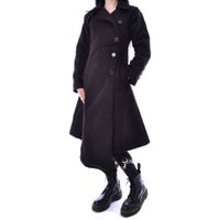 Damenmantel POIZEN INDUSTRIES - AUSTRA - BLACK 4XL