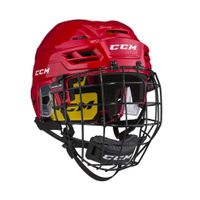 Helma CCM Tacks 210 Combo SR, červená, Senior, M, 55-60cm