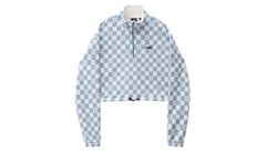 Vans Left Chest Print Half Zip Sweater Dámske - Mikiny a mikiny s kapucou Vans - Modrá - VN0A7YK4BD2-S - Size: S