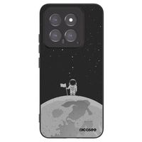 Silikónový čierny obal pre Xiaomi 14 - Astronaut