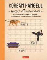 Korean Hangul Writing Practice Workbook