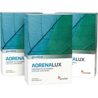 AdrenaLux | Dreierpackung | Effektiv Stress abbauen | Mit 2 Extrakten aus starken Adaptogenpflanzen | 3x 30 Kapseln | 90-Tage-Programm | Sensilab