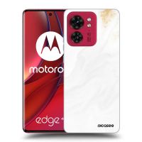 Silikónový prehľadný obal pre Motorola Edge 40 - White
