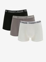 Tommy Jeans 3 db-os Boxeralsó szett Fekete