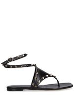 Rockstud Leather Thong Sandals
