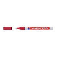 Popisovač lakový 0,8mm 780 červený Edding