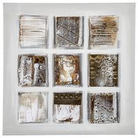 Monee OLEJOMAĽBA, abstraktné, štruktúry, 55/55 cm