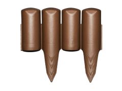 Palisáda BORDER 2,5m hnedá IPBO PRIPBO-R222