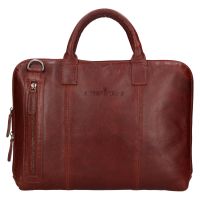 Greenwood Bern bőr laptop táska - konyak