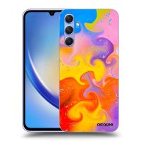 Silikónový prehľadný obal pre Samsung Galaxy A34 5G A346B - Bubbles