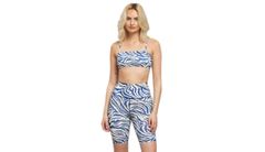 Dedicated Bike Tights Kortebo Zebra Blue Dámske - Šortky Dedicated - Modrá - 20723-L - Size: L