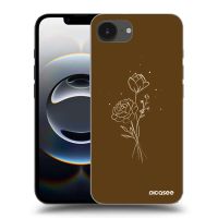 ULTIMATE CASE pro Apple iPhone 16e - Brown flowers