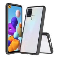SHOCK Izjemno trpežen ovitek za Samsung Galaxy A21s črne barve