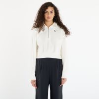 Bluza Nike Sportswear Phoenix Fleece Women's 1/4-Zip Cropped Sweatshirt Sail/ Black M