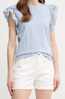 Rifľové krátke nohavice Pepe Jeans FITTED SHORT HW MARY