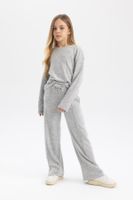 DEFACTO Girl Wide Leg Knitted Look Sweatpants