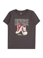 CONVERSE Majica  antracit siva / crvena / burgund / bijela