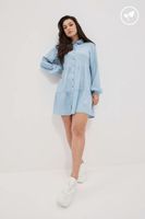 Marisse Women's Dress L-Su-4007 Blue