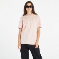 T-shirt Karl Kani Small Signature Pinstripe Os Tee Dusty Rose/ White XS