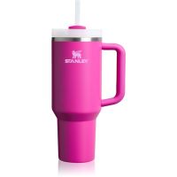 Stanley Quencher H2.O FlowState™ Tumbler Edelstahlbecher mit Trinkhalm groß Violet Blossom 1180 ml