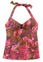 LASCANA Tankini  zelena / roza / crvena / crna
