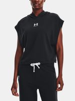 Under Armour UA Rival Terry SS Hoodie Sweatshirt Schwarz