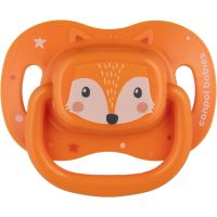 Canpol babies Cute Animals Soother 18m+ duda Orange 1 kos