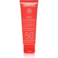 Apivita Bee Sun Safe Sensitive Face SPF50+ upokojujúci a hydratačný krém SPF 50+ 50 ml