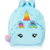 BrushArt KIDS Fluffy unicorn backpack Large otroški nahrbtnik Blue (29 x 33 cm) 1 kos