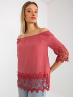 Blouse-LK-BZ-506188.32X-dark pink